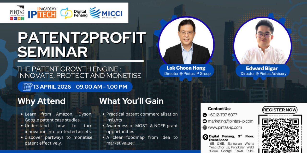 The Patent Growth Engine :  Innovate, Protect and Monetise